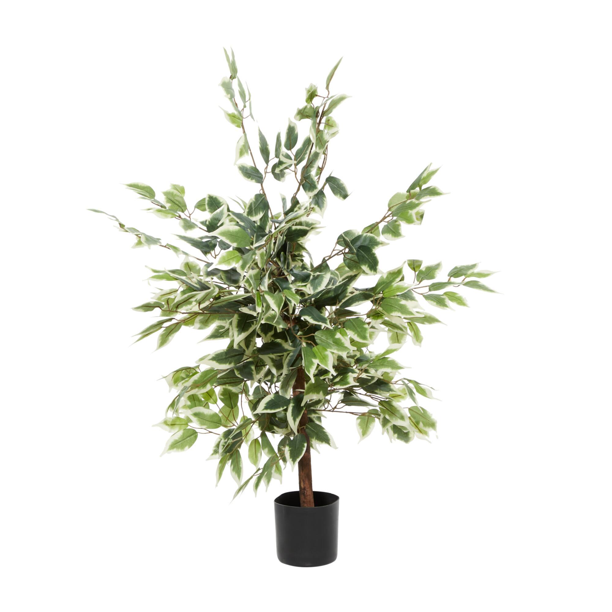 Ficus Tree Artificial Decorative Foliage, 45", Green